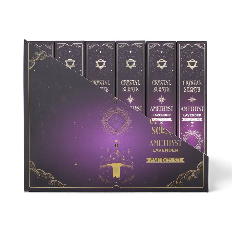 Amethist Kristal Geuren Smudge Wierook – Lavendel