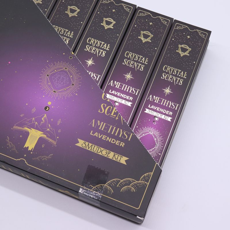Amethist Kristal Geuren Smudge Wierook – Lavendel