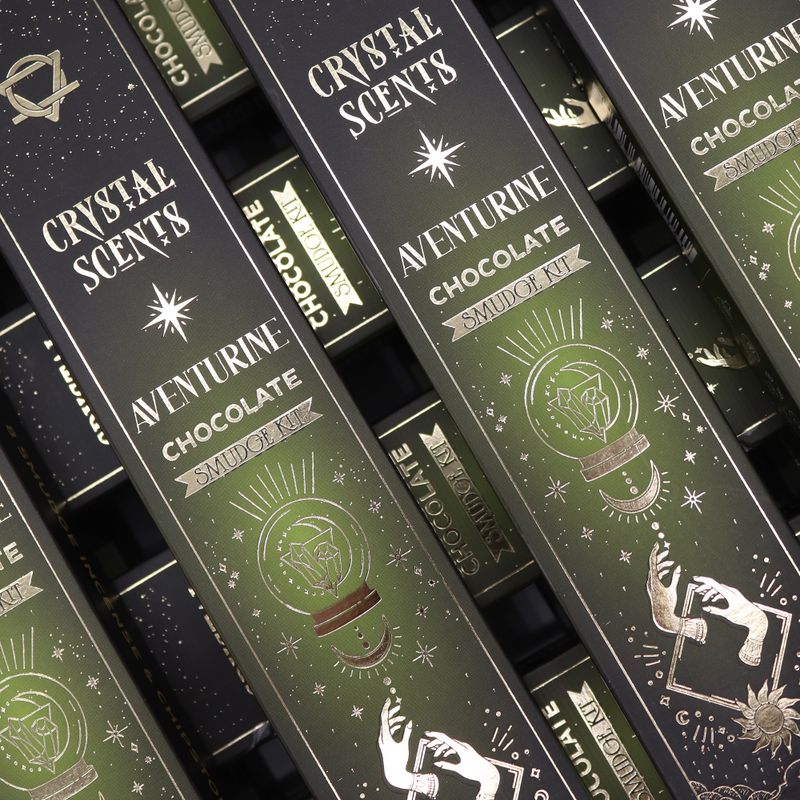 Aventurijn Kristal Geuren Smudge Wierook – Chocolade