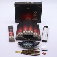 Rode Agaat Kristal Geuren Smudge Wierook – Saffraan