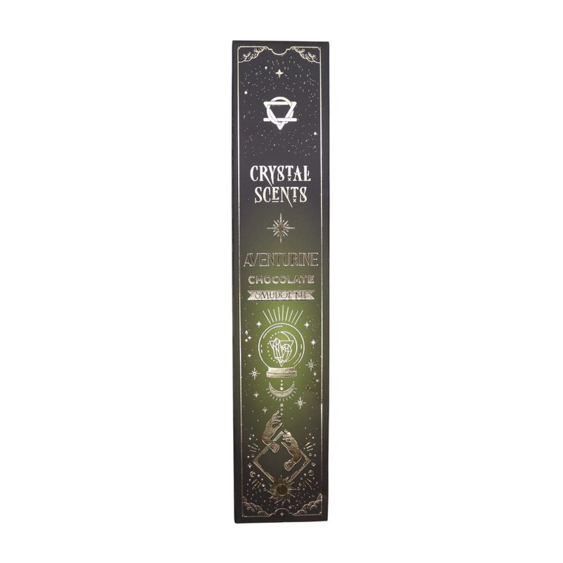 Aventurijn Kristal Geuren Smudge Wierook – Chocolade