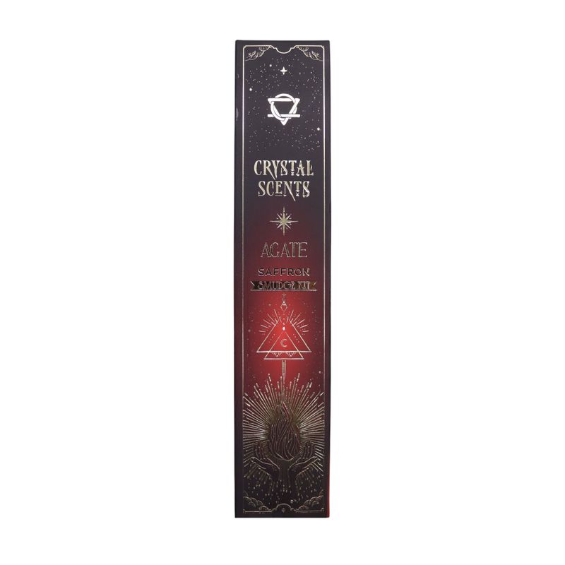 Rode Agaat Kristal Geuren Smudge Wierook – Saffraan