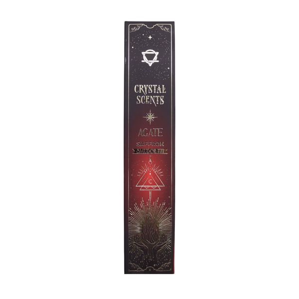 Rode Agaat Kristal Geuren Smudge Wierook – Saffraan