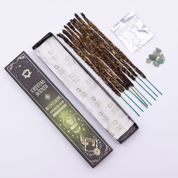 Aventurijn Kristal Geuren Smudge Wierook – Chocolade