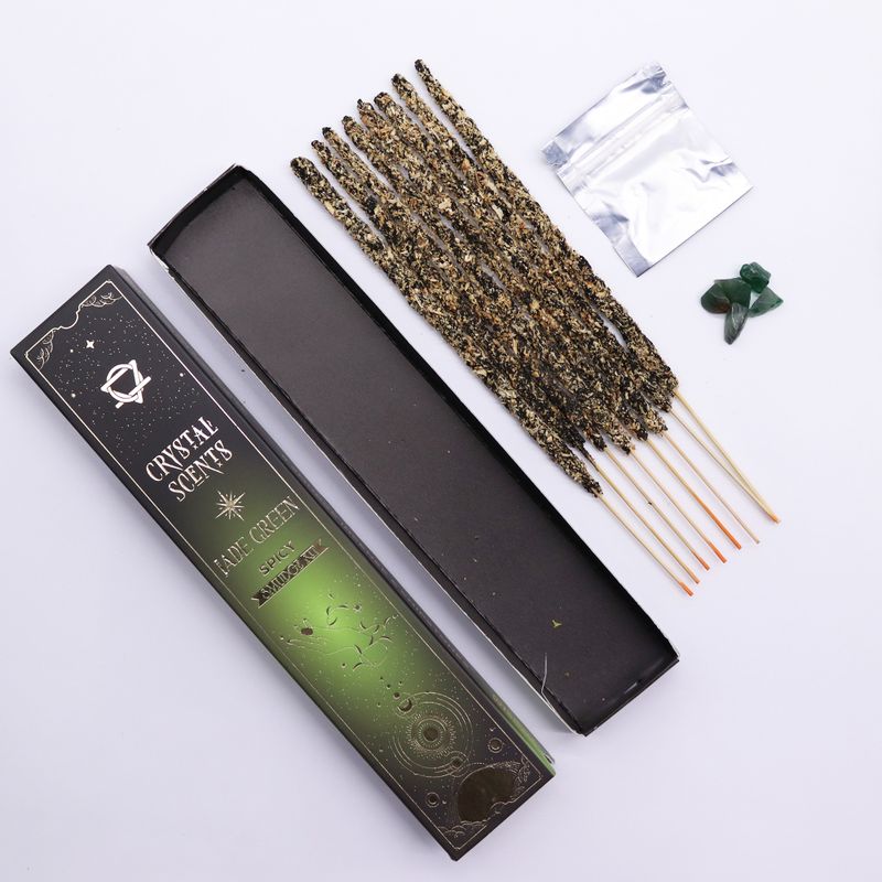Jade Kristal Geuren Smudge Wierook – Kruidig