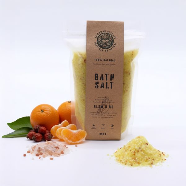 Greenman Rituals Vitamine C & Mandarijn Epsom Badzout – Glow & Go