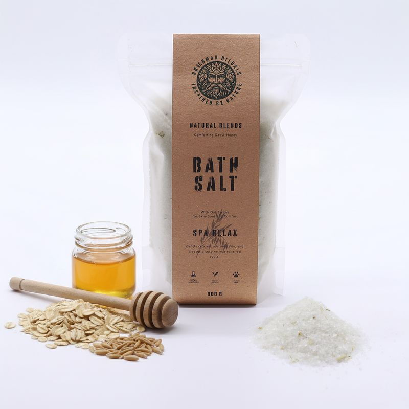 Greenman Rituals Haver & Honing Epsom Badzout – Spa Relax Blend