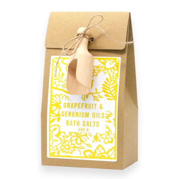 Grapefruit en Geranium Badzout 500g
