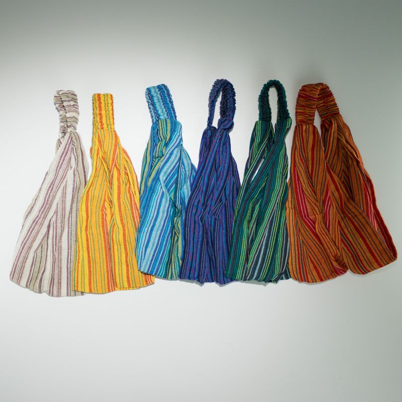 Nomad Sari - Hippy Haarband - Effen Assorti Designs - (56x25cm) One size