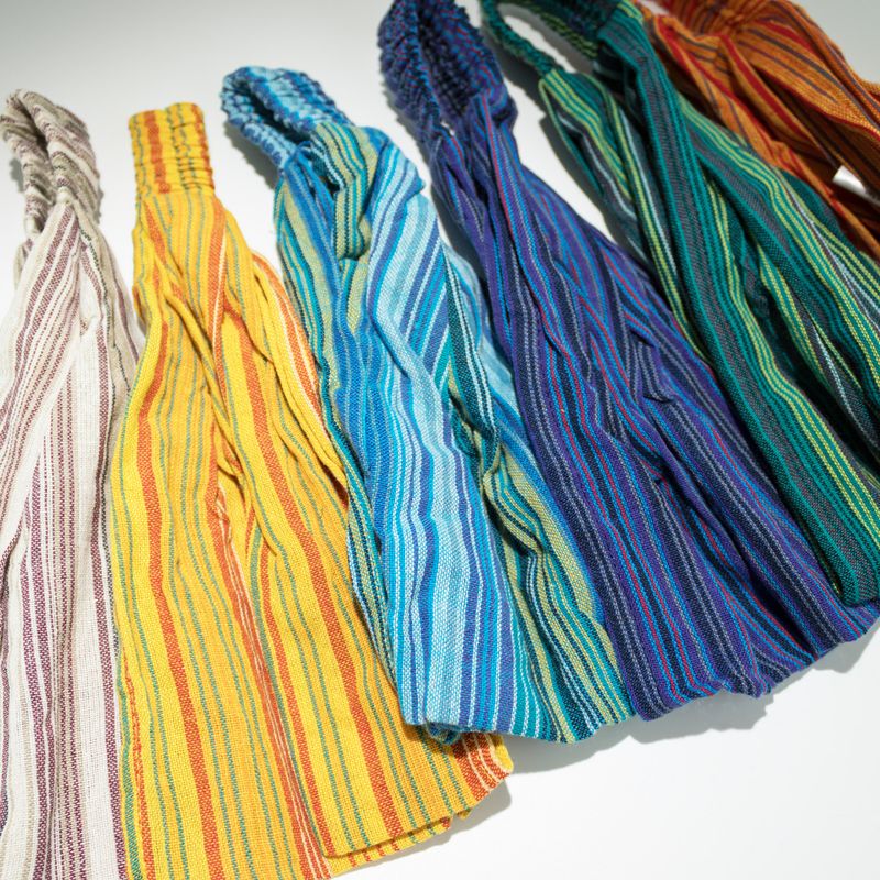 Nomad Sari - Hippy Haarband - Effen Assorti Designs - (56x25cm) One size