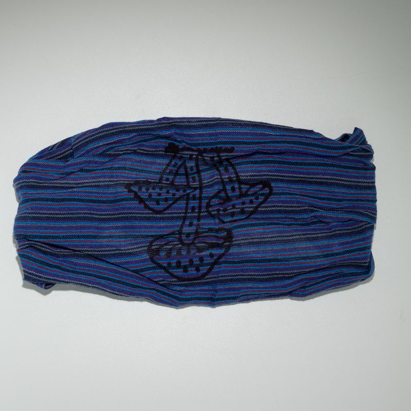 Nomad Sari - Hippy Haarband - Blockprint Assorti Designs - (56x25cm) One size