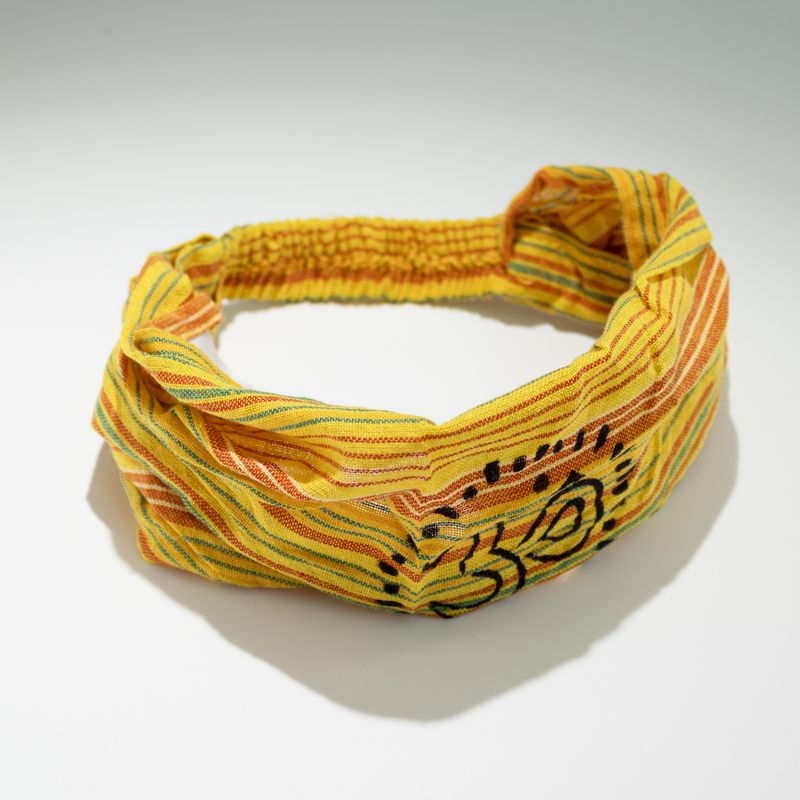 Nomad Sari - Hippy Haarband - Blockprint Assorti Designs - (56x25cm) One size