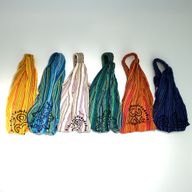 Nomad Sari - Hippy Haarband - Blockprint Assorti Designs - (56x25cm) One size