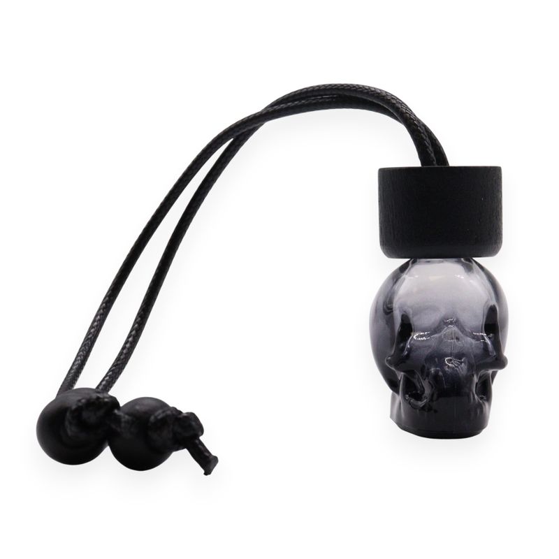 Zwart - Auto Diffuser Hangflesjes - 8ml - (3 verschillende designs x 4)