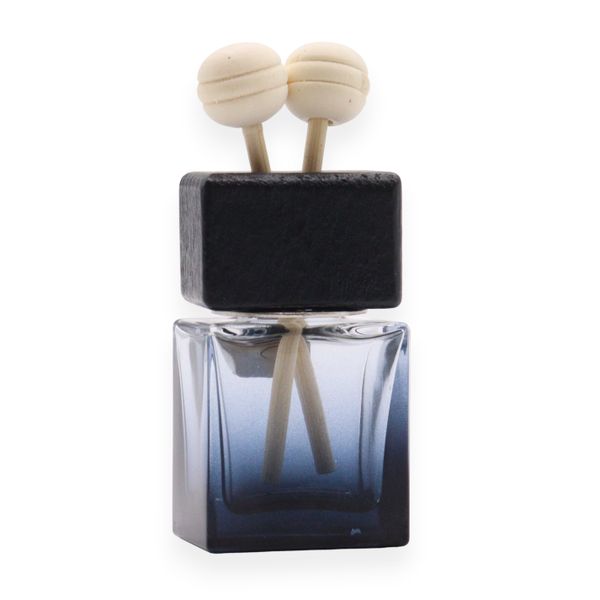 Zwart - Auto Diffuser Ventilatieclip Flesjes - 8ml - (3 verschillende designs x 4)