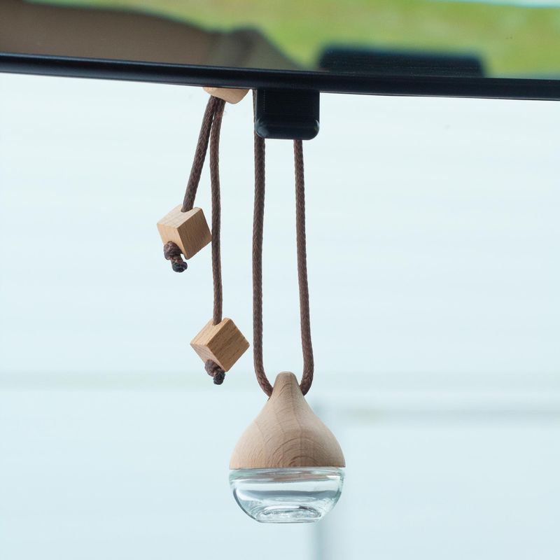 Transparant - Auto Diffuser Hangflesjes - 8ml - (3 verschillende designs x 4)