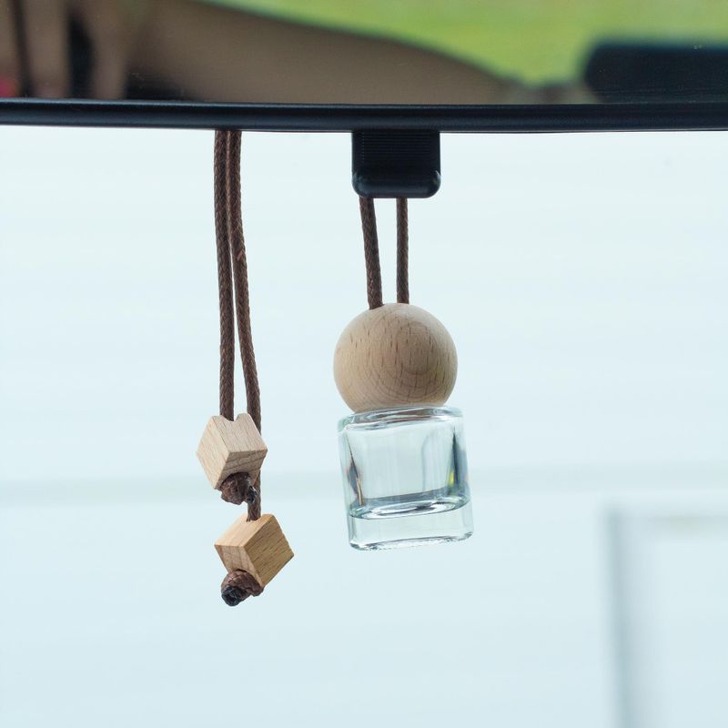 Transparant - Auto Diffuser Hangflesjes - 8ml - (3 verschillende designs x 4)