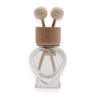 Transparant - Auto Diffuser Ventilatieclip Flesjes - 8ml - (3 verschillende designs x 4)