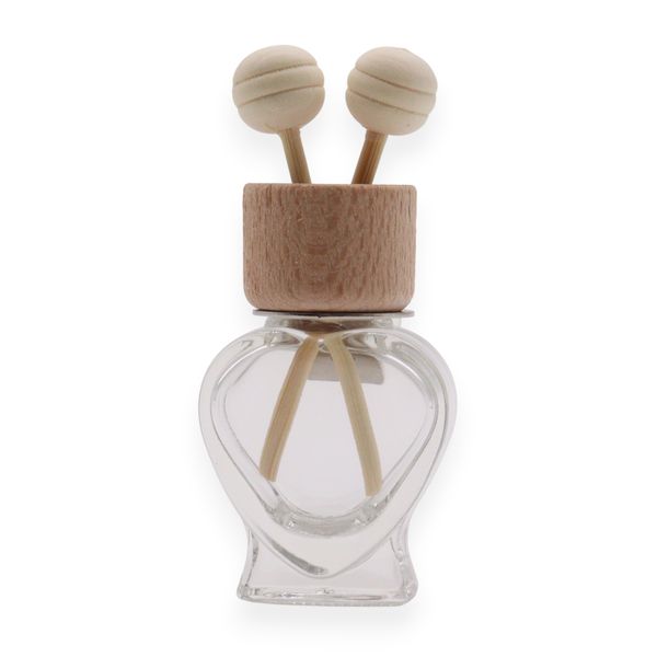 Transparant - Auto Diffuser Ventilatieclip Flesjes - 8ml - (3 verschillende designs x 4)