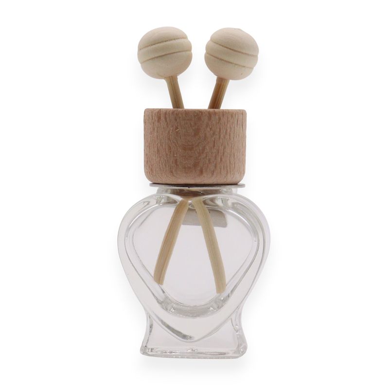 Transparant - Auto Diffuser Ventilatieclip Flesjes - 8ml - (3 verschillende designs x 4)