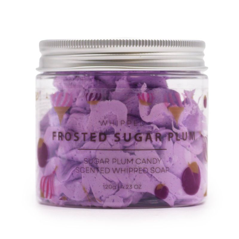 Frosted Suikerpruim Slagroomzeep 120g