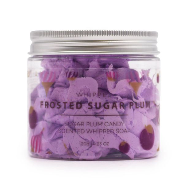 Frosted Suikerpruim Slagroomzeep 120g
