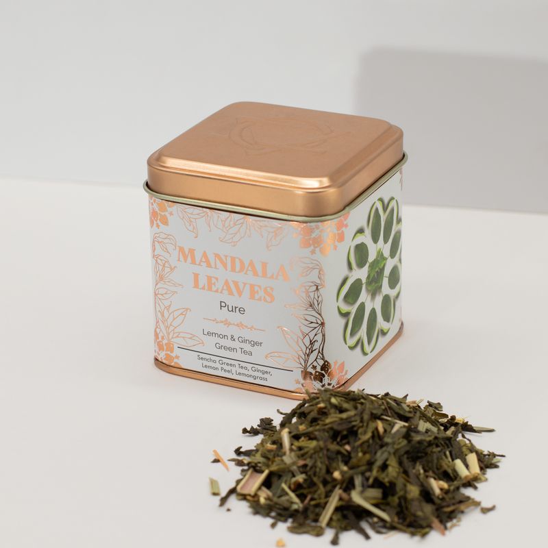 50g Klassieke Groene Thee met Citroen en Gember