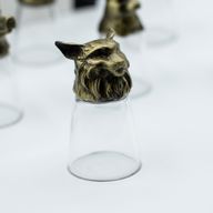 Ondersteboven Shotglazen (25 ml) – Bos en Mystieke Wezens – Antiek Brons
