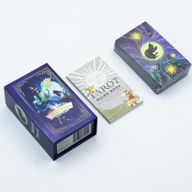 Paarse Tarotkaartenset Met Folie – Heksentarot – Met Boekje
