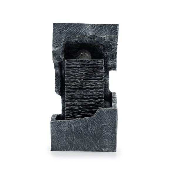 Groot Waterornament – Kleurveranderende Kristallen Bol in Rots