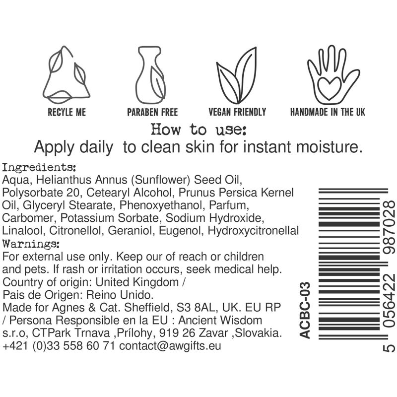 Hand & Lichaamscrème- Japanse Bloei - 300ml