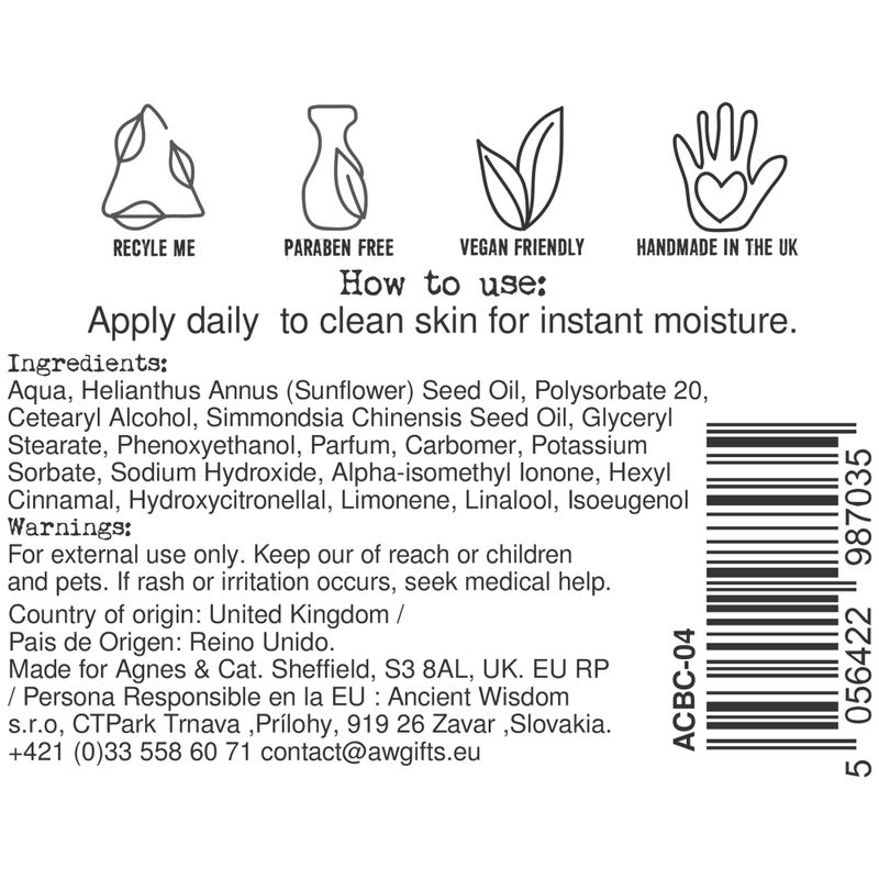 Hand & Lichaamscrème- Marokkaanse rol - 300ml