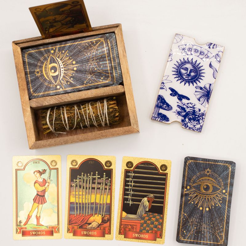 Tweedelige Tarotdoos met Kaarthouder
