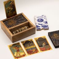 Tweedelige Tarotdoos met Kaarthouder