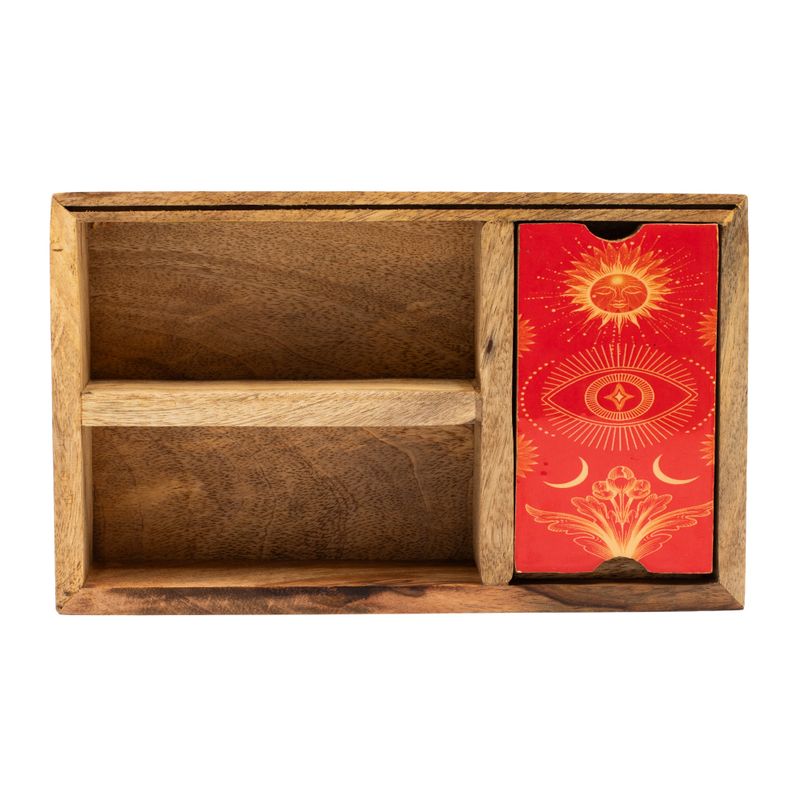 Driedelige Tarotdoos met Kaarthouder