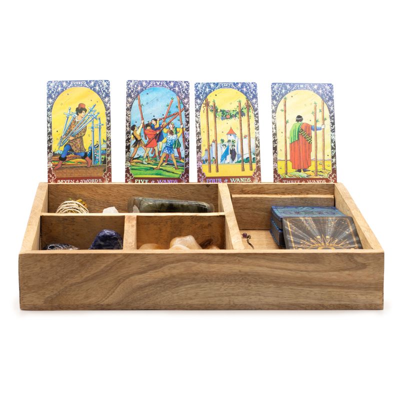 Vierdelige Tarotdoos met Kaarthouder