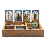 Vierdelige Tarotdoos met Kaarthouder
