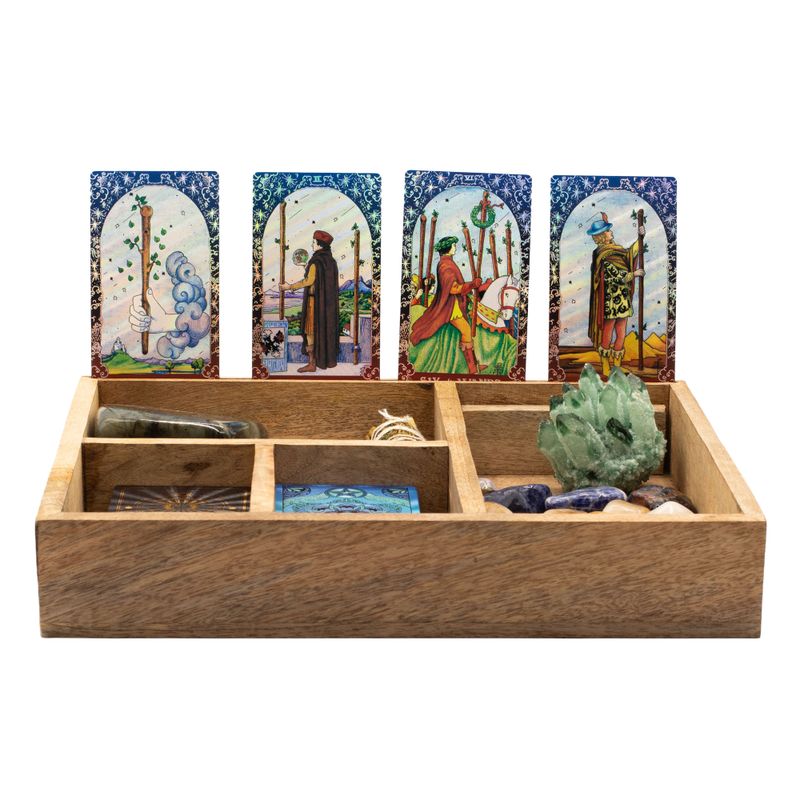 Vierdelige Tarotdoos met Kaarthouder