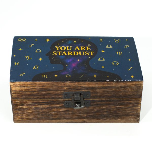 Middelgrote Geëmailleerde Doos – You Are Stardust