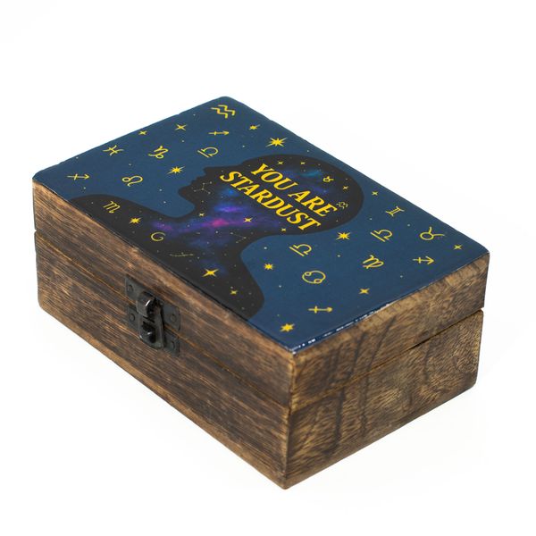 Middelgrote Geëmailleerde Doos – You Are Stardust