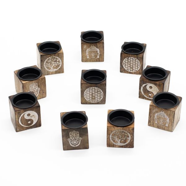 Kubus Multifunctionele Houder – 5 × 5 × 5 cm – Esoterische Selectie