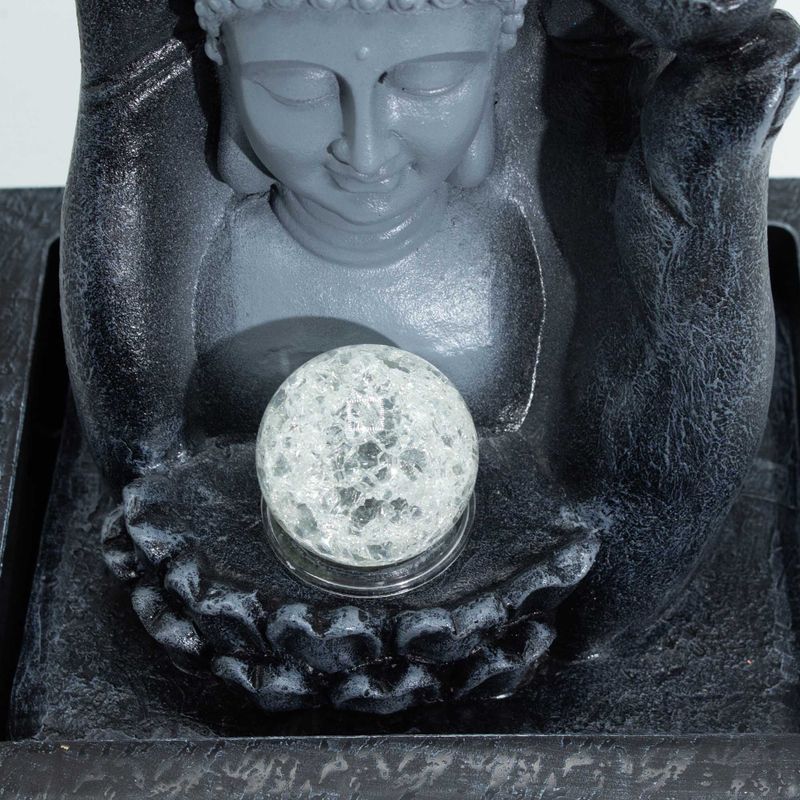 Tafelwaterornament – Boeddhahoofd & Hand