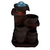 Tafelwaterornament – Cascaderende Potten in Mediterrane Stijl