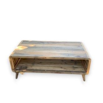 Koffietafel Groot - Gerecycled Hardhout - 122 x 60 x 40cm