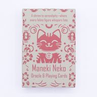 Fortune Cats Speel & Orakelkaarten – Maneki Neko Set