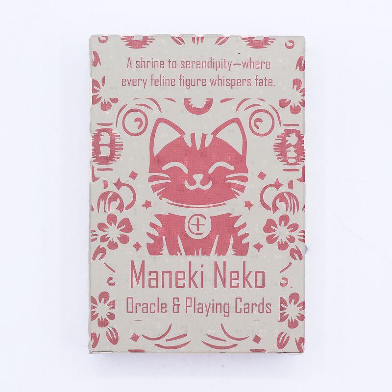 Fortune Cats Speel & Orakelkaarten – Maneki Neko Set