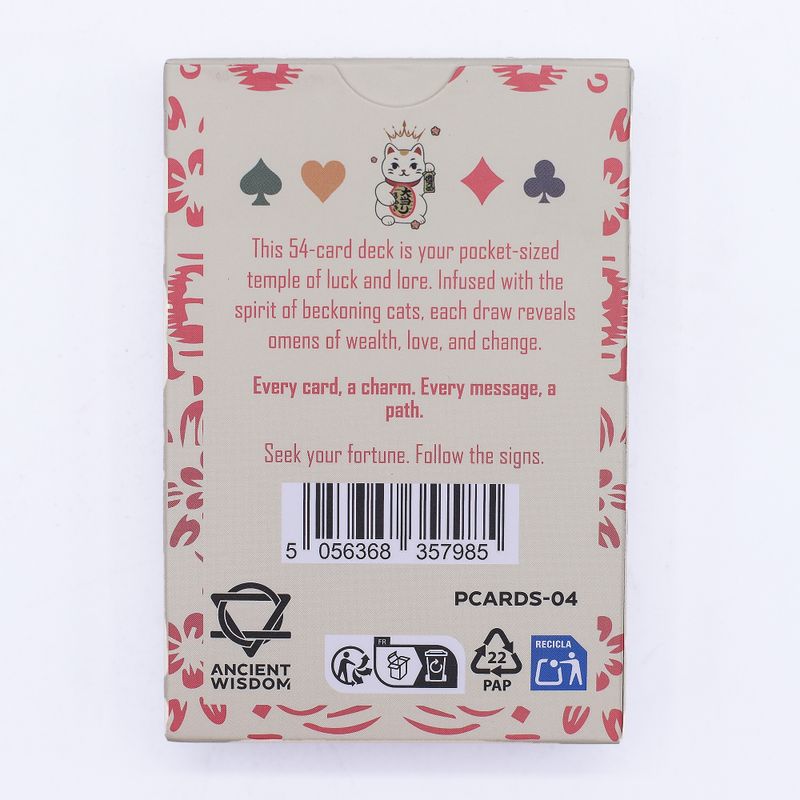 Fortune Cats Speel & Orakelkaarten – Maneki Neko Set