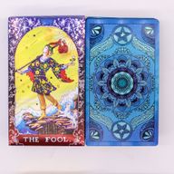 Blauw Folie Tarot Kaartenset – Mandala – met boekje