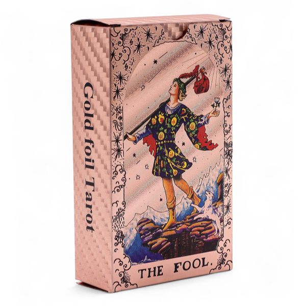 Roségoud Folie Tarot Kaartenset – Maanfasen – met boekje