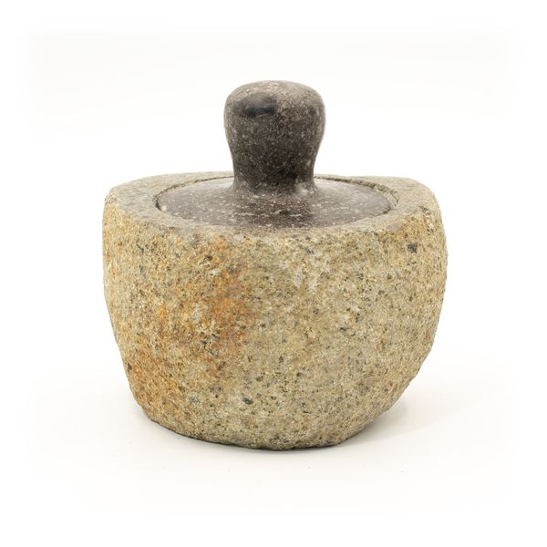 Natuurlijke Riviersteen Aardingspot – Medium (ca. 12 × 8 cm)